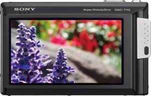 Sony Cybershot DSC-T70 8.1MP Digital Camera with 3x Optical Zoom with Super Steady Shot Image Stabilization (Black) N15