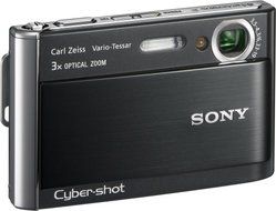 Sony Cybershot DSC-T70 8.1MP Digital Camera with 3x Optical Zoom with Super Steady Shot Image Stabilization (Black) N16
