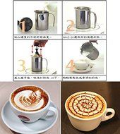 Olayer 400ML Thicken Double Dozen Foamer Whipped Manual Milk Coffee Maker Foam Cup N2