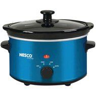 NESCO SC-150B 1.5-Quart Oval Slow Cooker (Metallic Blue) consumer electronics
