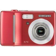 Samsung Digimax S73 7.2MP Digital Camera with 3x Optical Zoom (Red) N3