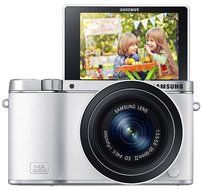 Samsung NX3000 Wireless Smart 20.3MP Mirrorless Digital Camera with 16-50mm OIS Power Zoom Lens and Flash (Black) N56