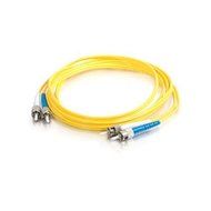 C2G / Cables to Go 14442 ST/ST Duplex 9/125 Single - Mode Fiber Patch Cable (30 Meters, Yellow)