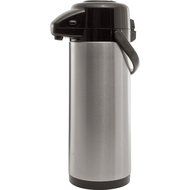 Service Ideas AXS30S Economy Airpot with Pump, Stainless Steel Lined, 3 L