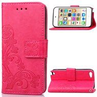 iPod touch 6 Case,iPod touch 5 Case,PHEZEN Beauty Luxury Bling Rhinestone Diamond Embossed Flower Butterfly PU... N5