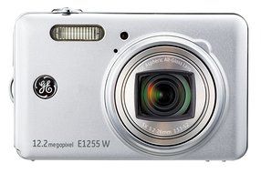 GE 1255W-SL 12MP Digital Camera with 5X Optical Zoom and 3.0-Inch LCD Screen with Auto Brightness (Silver) N4