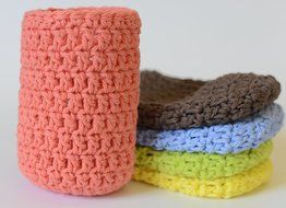 Crochet Can Cozy - Football Gift - Beer Can Sleeve N2