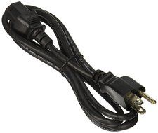 GearIt 18 AWG Universal Power Cord NEMA 5-15P to IEC320 C13 [UL Listed], Red (1 Foot/0.3 Meters) N12