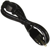 GearIt 18 AWG Universal Power Cord NEMA 5-15P to IEC320 C13 [UL Listed], Red (1 Foot/0.3 Meters) N13