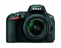 Nikon D5500 DX-format Digital SLR w/ 18-55mm VR II Kit (Black) N17