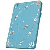 KAKA(TM) 3D Handmade Rhinestone Crystal PU Leather Stand Folding Protective Tablet Case Cover For Acer Iconia... N25