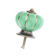 Get Orange 8 pcs Pumpkin Ceramic Door Knobs Drawer Pull Handle Cabinet Cupboard Wardrobe Pull Knobs Handle (green) N4