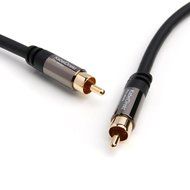 KabelDirekt (6 feet) 1 x RCA Male to 1 x RCA Male Subwoofer / Digital Audio / Video Cable - PRO Series