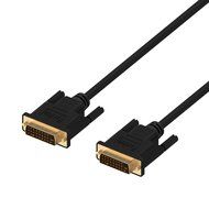 DVI Cable, Rankie DVI to DVI Monitor Cable Male to Male - 6 Feet (Black) - R1350 N4