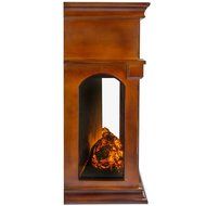 AKDY 29" Adjustable Setting Freestanding Tempered Glass Electric Fireplace Heater w/ Remote Control N3