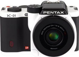 Pentax K-01 16MP APS-C CMOS Mirrorless Digital Camera Kit with DA 40mm Lens (White) N9