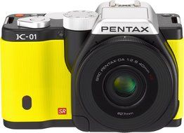 Pentax K-01 16MP APS-C CMOS Mirrorless Digital Camera Kit with DA 40mm Lens (White) N10