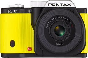 Pentax K-01 16MP APS-C CMOS Mirrorless Digital Camera Kit with DA 40mm Lens (White) N11