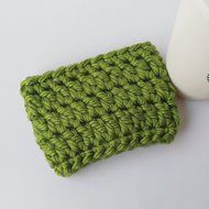 Chunky Coffee Cozy Green