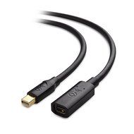 Cable Matters Gold-Plated Mini DisplayPort 1.2 Extension Cable with 4K Video Support in White - 3 Feet N2
