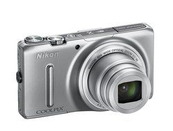 Nikon COOLPIX S9500 Wi-Fi Digital Camera with 22x Zoom and GPS (Silver) N12