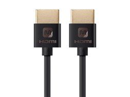 Monoprice 113586 Ultra Slim Series High Speed HDMI Cable, Black