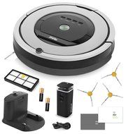 iRobot Roomba 860 Vacuum Cleaning Robot + Dual Mode Virtual Wall Barriers (With Batteries) + Extra HEPA Filter... N6