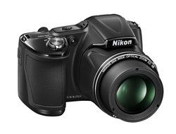 Nikon COOLPIX L830 16 MP CMOS Digital Camera with 34x Zoom NIKKOR Lens and Full 1080p HD Video (Red) (Discontinued... N8
