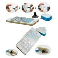 Bridgic Mobile mini stereo sound 30Hz-1KHz 110mAH Lithium Polymer Battery inside ratail packaging skyblue