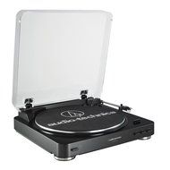 AudioTechnica AT-LP60 Fully Automatic Stereo 2-Speed Turntable System (Black) with Audioengine A2+ Premium Powered... N2