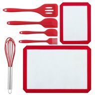 7 Piece Silicone Baking Mat and Utensil Set