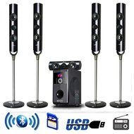 beFree Sound 5.1 Channel Surround Sound Bluetooth Speaker System N2