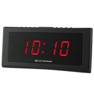 Electrohome 1.8 inch Jumbo LED Alarm Clock Radio with Battery Backup, Auto Time Set, Digital AM/FM Radio &amp; Dual... N2