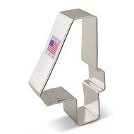 Ann Clark Number Four / #4 Cookie Cutter - 3.4 Inches - US Tin Plated Steel