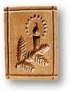 Little Candle springerle cookie mold