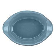 Rachael Ray Cucina Stoneware 2-Quart Oval Baker, Cranberry Red