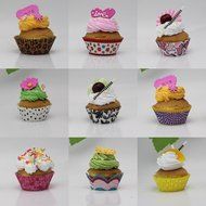 SophieBella 8 kinds Flower Muffin Liner Cupcake-Liner, 400 Count N2