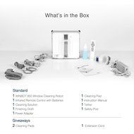 ECOVACS Automatic Window Cleaning Robot, Glass Cleaner Tool and Robotic Washer, WINBOT 850 + Extra Accessory Set N6
