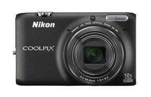 Nikon COOLPIX S6500 Wi-Fi Digital Camera with 12x Zoom (Black) (OLD MODEL) N4