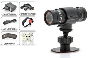 Full HD Sports Camera - 1/4 inch 3 MP CMOS Sensor, 1080p, 30FPS, IP55 Weather Proof Rating N3