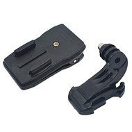 Kekexili New Action Camera Accessories 360 Rotary Backpack Hat Rec-Mounts Clip Clamp Mount For GoPro Hero 2 3... N5