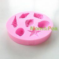 Mom&amp;pea 0633 Shells &amp; Snails Shaped Silicone Mould for Fondant Cake Sugar Paste Cake Decoration 3d Cake Toppers... N2