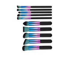 Mikey Store Cosmetic Makeup Brush Makeup Brush Eyeshadow Brush (10pc Black) N6