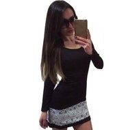 Women Dress,Haoricu Women Autumn Sexy Slim Lace long Sleeve Cocktail Evening Party Dress N4