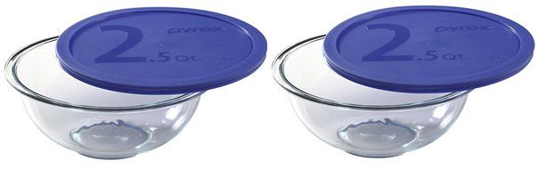 Pyrex Smart Essentials 2.5-Quart Glass Mixing Bowl