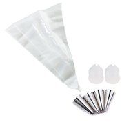 YOFAN 11-Piece Cake Decorating Pen Set , Icing Piping Tool Kit with 4 Tips and Nozzles N2