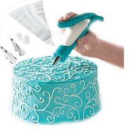YOFAN 11-Piece Cake Decorating Pen Set , Icing Piping Tool Kit with 4 Tips and Nozzles N3