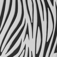 PME Bold Zebra Design Impression Mat, One Size, Transparent N3