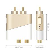 Bluetooth Music Receiver Audio Adapter Dongle DO-inc SLASH-R Gold High Performance External DAC Mixer Wireless... N3