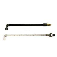 HPC Straight Black Steel Gas Log Lighter Kit, Propane, 12-Inch